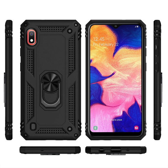 Броньований Чoхол до Samsung Galaxy A10, Nox Case Ring, чорний