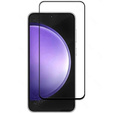 3D загартоване скло для Samsung Galaxy S24 FE, чорна рамка