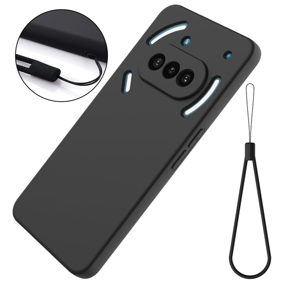 Чoхол до Nothing Phone 3a, Silicone Lite, чорний