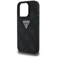 Чохол Guess Grained Hot Stamp 4G Triangle Metal для iPhone 16 Pro Max