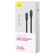 BASEUS Kaбель USB PD100W/QC3.0 Type-C 200cm - Grey/Black
