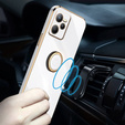 Чехол до Realme C35, Electro Ring, белый