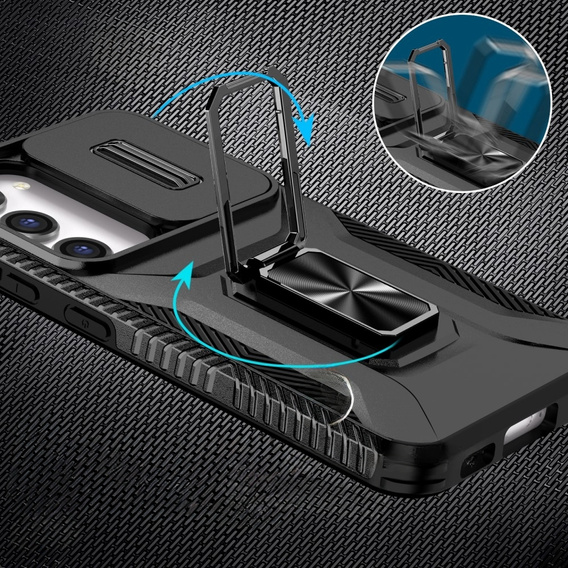 Чохол для Samsung Galaxy S23, кришка об'єктива, чорний