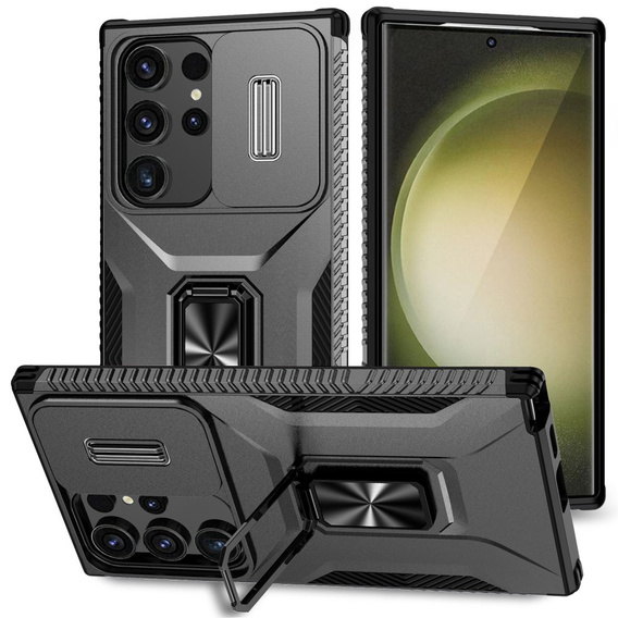 Чохол для Samsung Galaxy S24 Ultra, кришка об'єктива, чорний