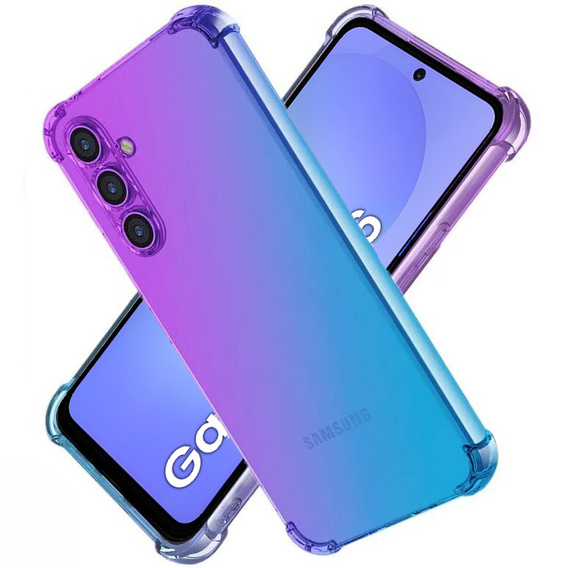 Чохол для Samsung Galaxy A36, Gradient Dropproof, Фіолетовий / синій