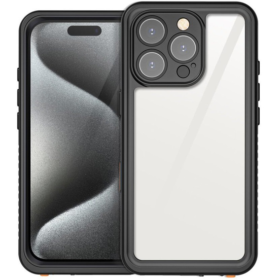 Водонепроникний чохол IP68 для iPhone 16 Pro, чорний