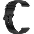 Силиконовый ремешок 20mm, Black/Black Buckle