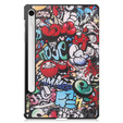 Чехол для Samsung Galaxy Tab S10 Lite / S10 FE / S9 FE, с откидной крышкой, graffiti