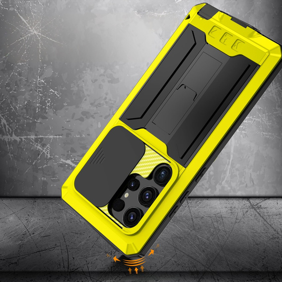 Бронированный чехол для Samsung Galaxy S25 Ultra, R-JUST, жёлтый