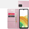 Флип-кейс CASEME для Samsung Galaxy A33 5G, Waxy Textured, розовый