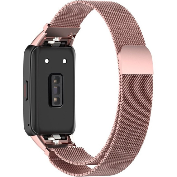Браслет Milanese Fine Mash 2 до Huawei Band 6 / Honor Band 6, Rose Gold