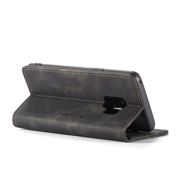 Чехол CASEME для Samsung Galaxy S9, Leather Wallet Case, чёрный