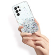 Чoхол до Samsung Galaxy S22 Ultra 5G, Glittery, сріблястий