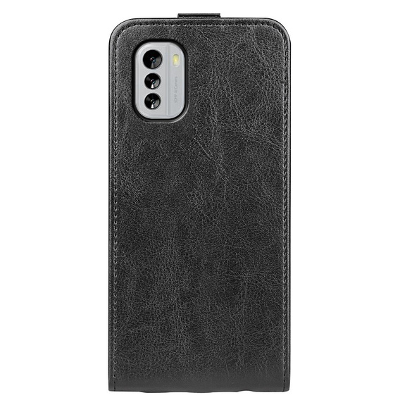 Откидной чехол для Nokia G60 5G, Flip, чёрный