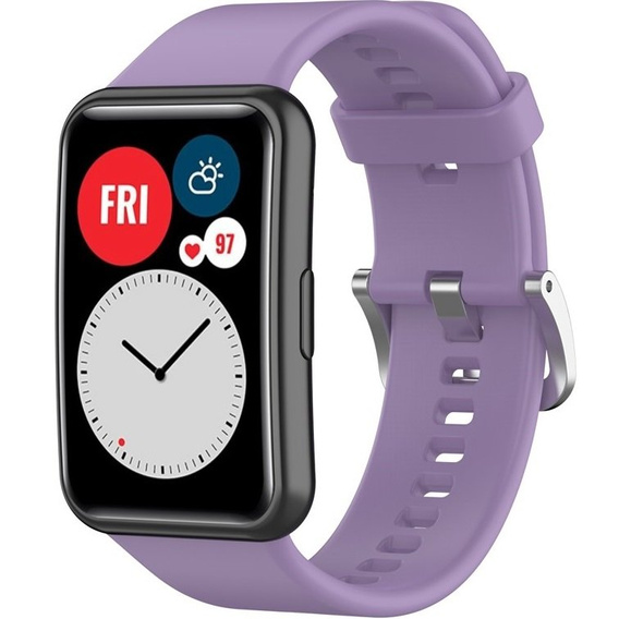 Силиконовый ремешок для Huawei Watch Fit, Light Purple