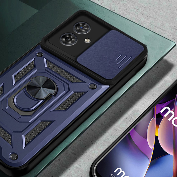Чехол NOX Camera Slide Motorola Moto G54 5G, CamShield Slide, синий