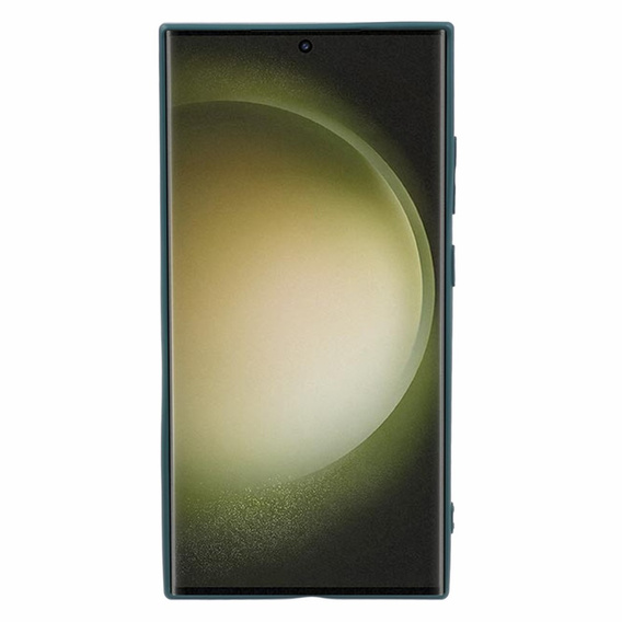 Чехол до Samsung Galaxy S24 Ultra, Silicone Lite, зелёный