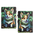 Чехол для Lenovo Tab M10 Plus TB-X606F, с откидной крышкой, corgi dog