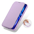 Чехол Dux Ducis для iPhone 17 Pro Max, Skin X Pro, с откидной крышкой, для MagSafe, фиолетовый