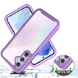 Чoхол Shockproof до Samsung Galaxy A55 5G, із захисним екраном, фіолетовий