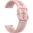 Силиконовый ремешок 20mm Soft Hollowed-out, Pink