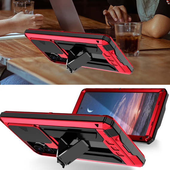 Бронированный чехол для Samsung Galaxy S25 Ultra, R-JUST, красный