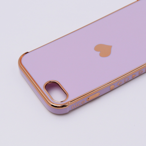 Чoхол до iPhone 7/8/SE 2020/SE 2022, Electro heart, фіолетовий