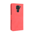 Откидной чехол для Xiaomi Redmi Note 9, Card Slot, красный