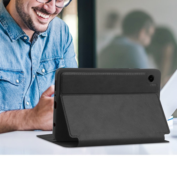 Чехол до Samsung Galaxy Tab A9, Business Card, чёрный