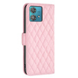 Откидной чехол для Motorola Edge 40 Neo, Wallet, BINFEN COLOR, розовый
