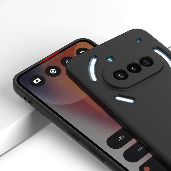 Чoхол до Nothing Phone 3a, Silicone Lite, чорний