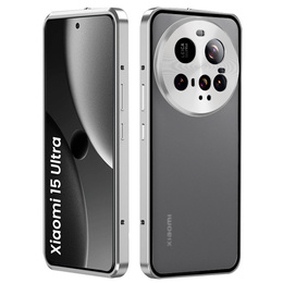 Чехол для Xiaomi 15 Ultra, Frame Case, серебряный