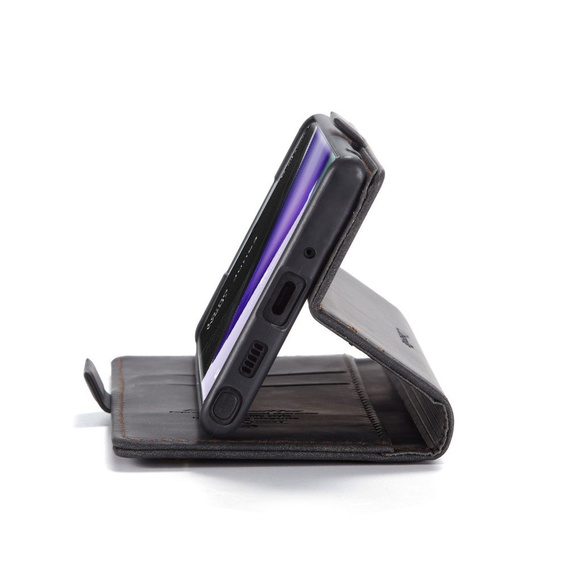 Чехол CASEME для Samsung Galaxy Note 20 Ultra, Leather Wallet Case, чёрный