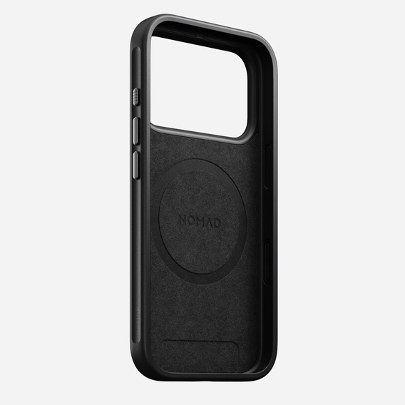 Чехол Nomad для iPhone 17 Pro, современный кожаный чехол, черный