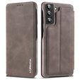 Откидной чехол для Samsung Galaxy S22+ Plus 5G, LC.IMEEKE, кофе
