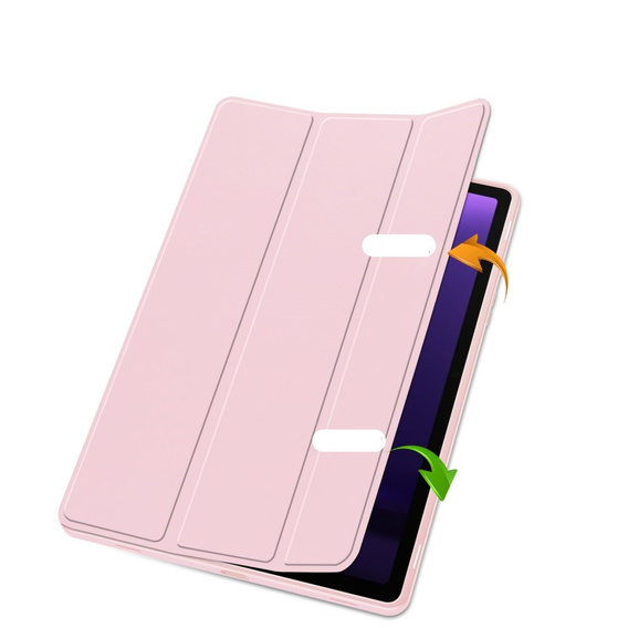 Чохол для Samsung Galaxy Tab S10 Lite / S10 FE / S9 FE, Smartcase з місцем для стилуса, рожевий