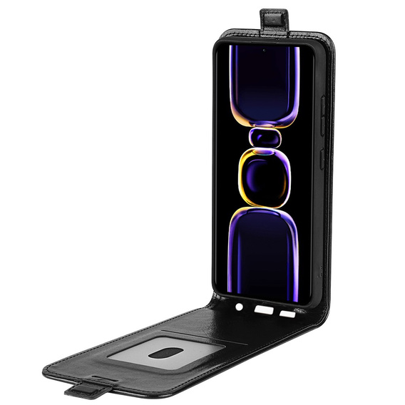 Откидной чехол для Poco F5 Pro 5G, Flip, чёрный