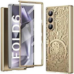 Чохол для Samsung Galaxy Z Fold6 5G, Mechanical Legend, золотий
