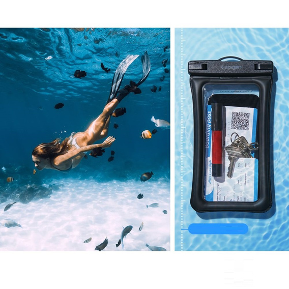 SPIGEN A610 Универсальный водонепроницаемый корпус - Black