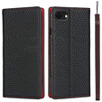 Шкіряний чохол для iPhone 7/8/SE 2020/SE 2022, ERBORD Grain Leather, чорний