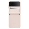 Оригінальний чохол Samsung для Galaxy Z Flip 4, Leather Flap Cover, помаранчевий