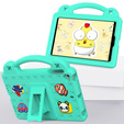 Детский чехол для iPad mini 7.9" 2019/2015/2014/2013/2012 (5/4/3/2/1 gen.), Cute Patterns, с подставкой, зелёный