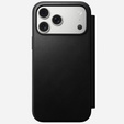Чехол Nomad для iPhone 17 Pro Max, современный кожаный фолиант, черный