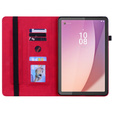 Чехол до Lenovo Tab M9, Wallet Pen Slot, красный