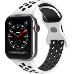 Ремінець  Hollow Apple Watch 1/2/3/4/5/6/7/8/SE/ULTRA 42/44/45/49MM, White/Black