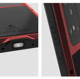 Чехол Love Mei до Samsung Galaxy S20 Ultra, armored with glass, красный