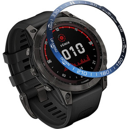 Накладка на безель для Garmin Fenix 7X, Blue/White