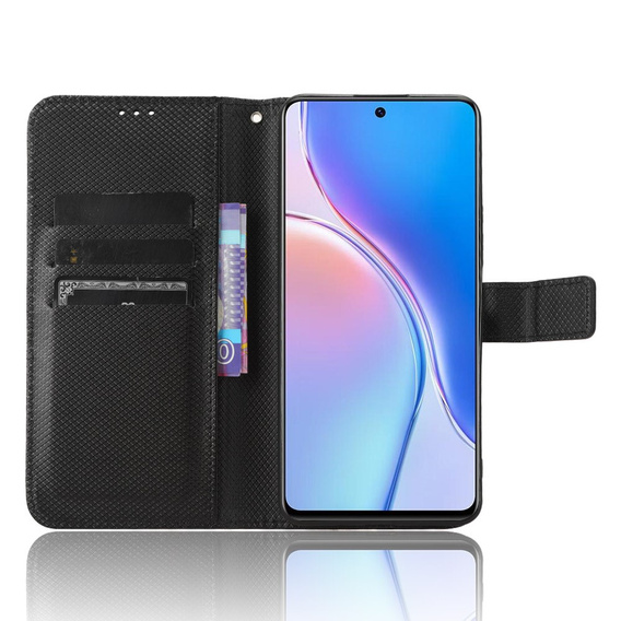 Откидной чехол для Huawei Nova 11i, Wallet Smart Magnet, чёрный
