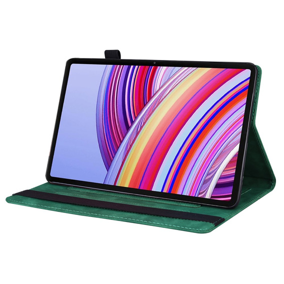 Чехол для Xiaomi Redmi Pad Pro / Xiaomi Poco Pad, Classic, с местом для стилуса, зелёный