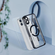 Чохол для iPhone 16 Plus, Electro MagSafe, чорний + Скло на екран